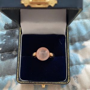 Moonstone stone Rose Gold type setting. Sz 7
